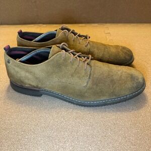 Timberland Earthkeepers Anti-Fatigue Suede Oxfords Mens 12 Olive Green 9249B